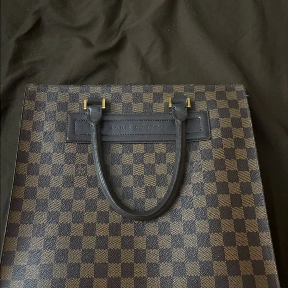 Louis Vuitton red Interior Leather Bag some corner damage - Picture 1 of 15